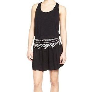Lucky Brand Drop Waist Embroidered Dress NEW L